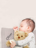 Babyblooms personalised knitted baby blanket 70x100cm, UK version