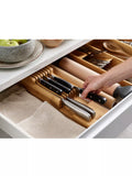 Joseph Joseph DrawerStore bamboo 2 tier knife organiser, imported from the UK