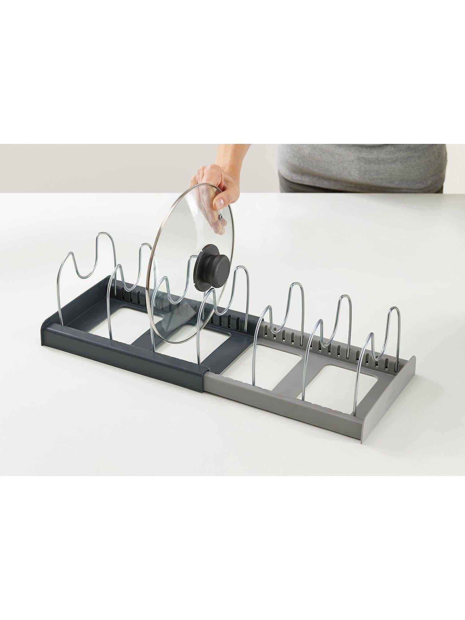 Joseph Joseph expanding cookware pan and lid organiser, UK version