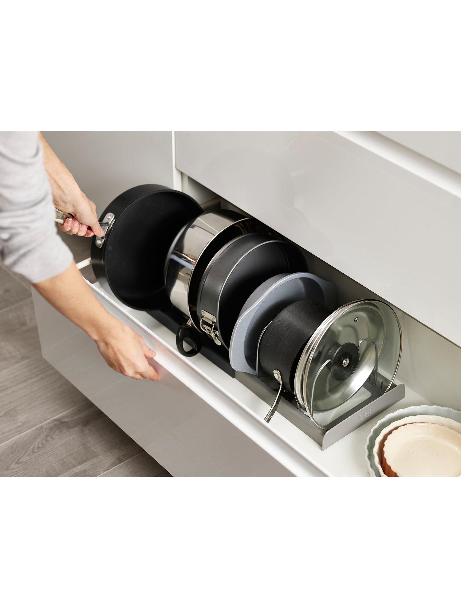 Joseph Joseph expanding cookware pan and lid organiser, UK version