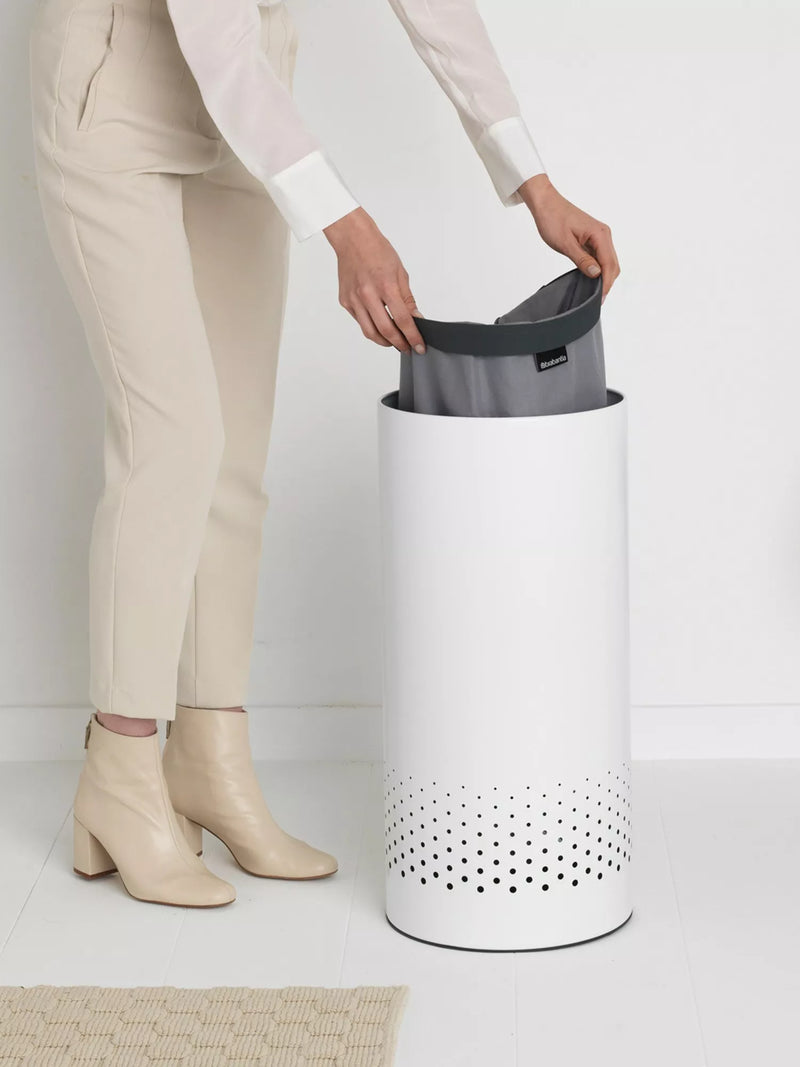 Brabantia laundry bin 35L steel design, UK version