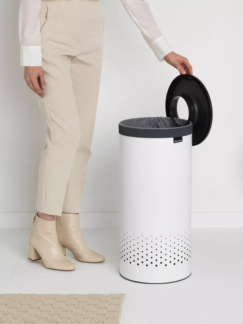 Brabantia laundry bin 35L steel design, UK version