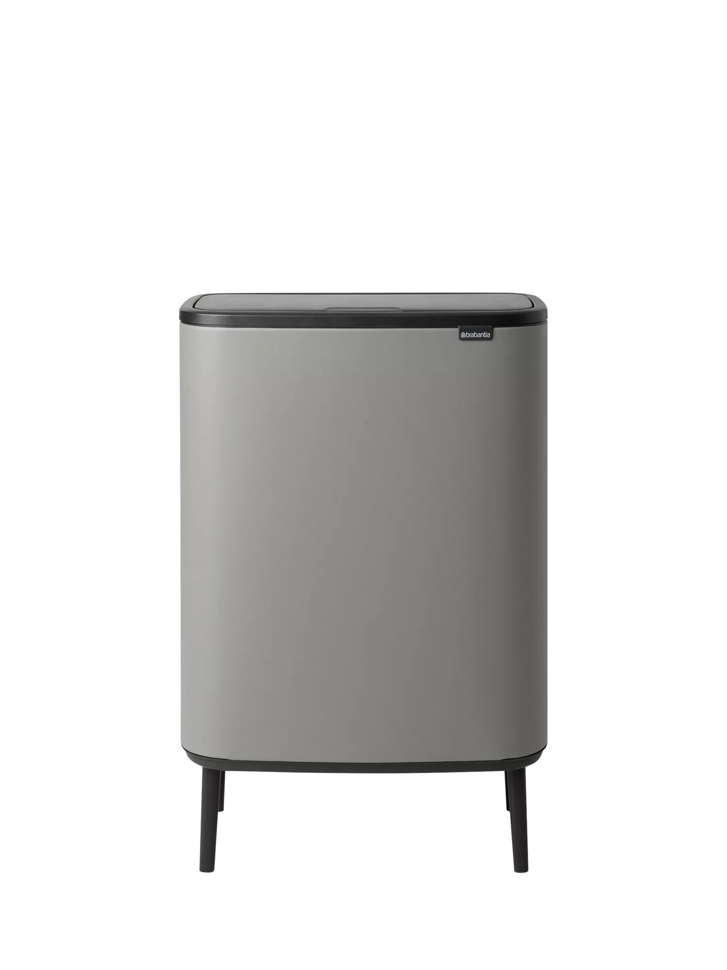 Brabantia Bo Hi Recycling Touch Bin Mineral Concrete Grey 2x30L - British product
