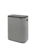 Brabantia Bo Touch Bin, Mineral Concrete Grey, 60L