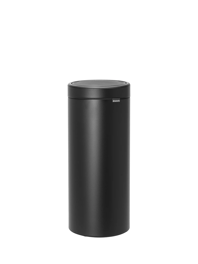 Brabantia New Touch Bin, Mineral Moonlight Black, 30L