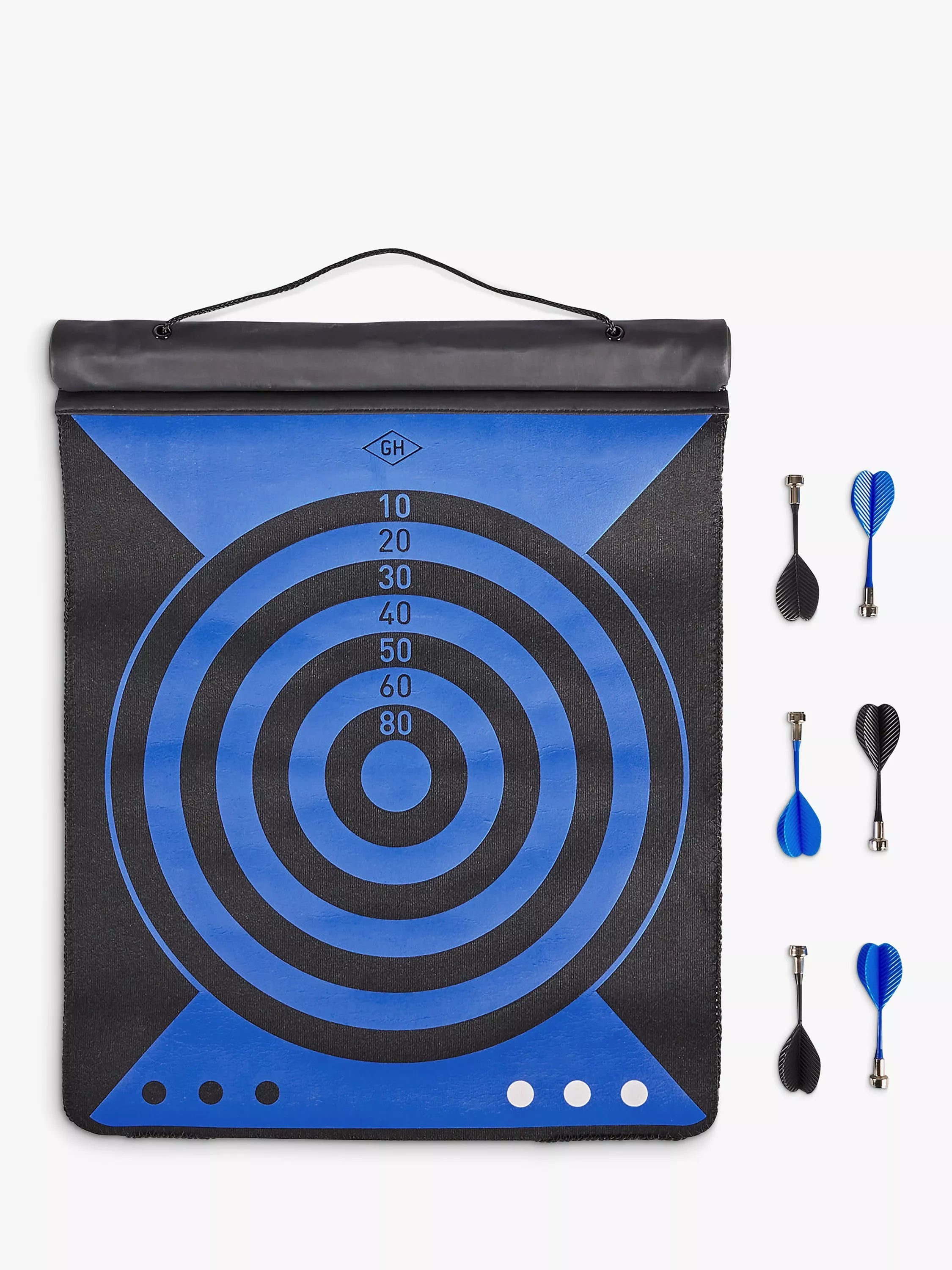 Gentlemen's Hardware Roll-Up Magnetic Dartboard, UK version