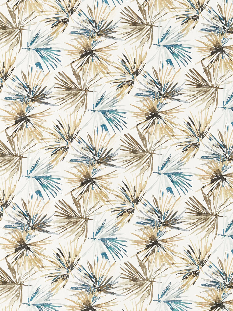 Harlequin Aucuba furnishing fabric with botanical leaf pattern (British brand)