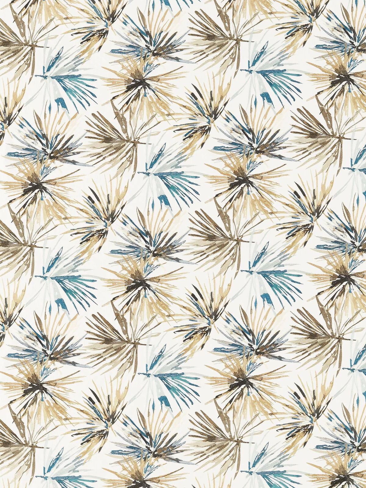 Harlequin Aucuba furnishing fabric with botanical leaf pattern (British brand)