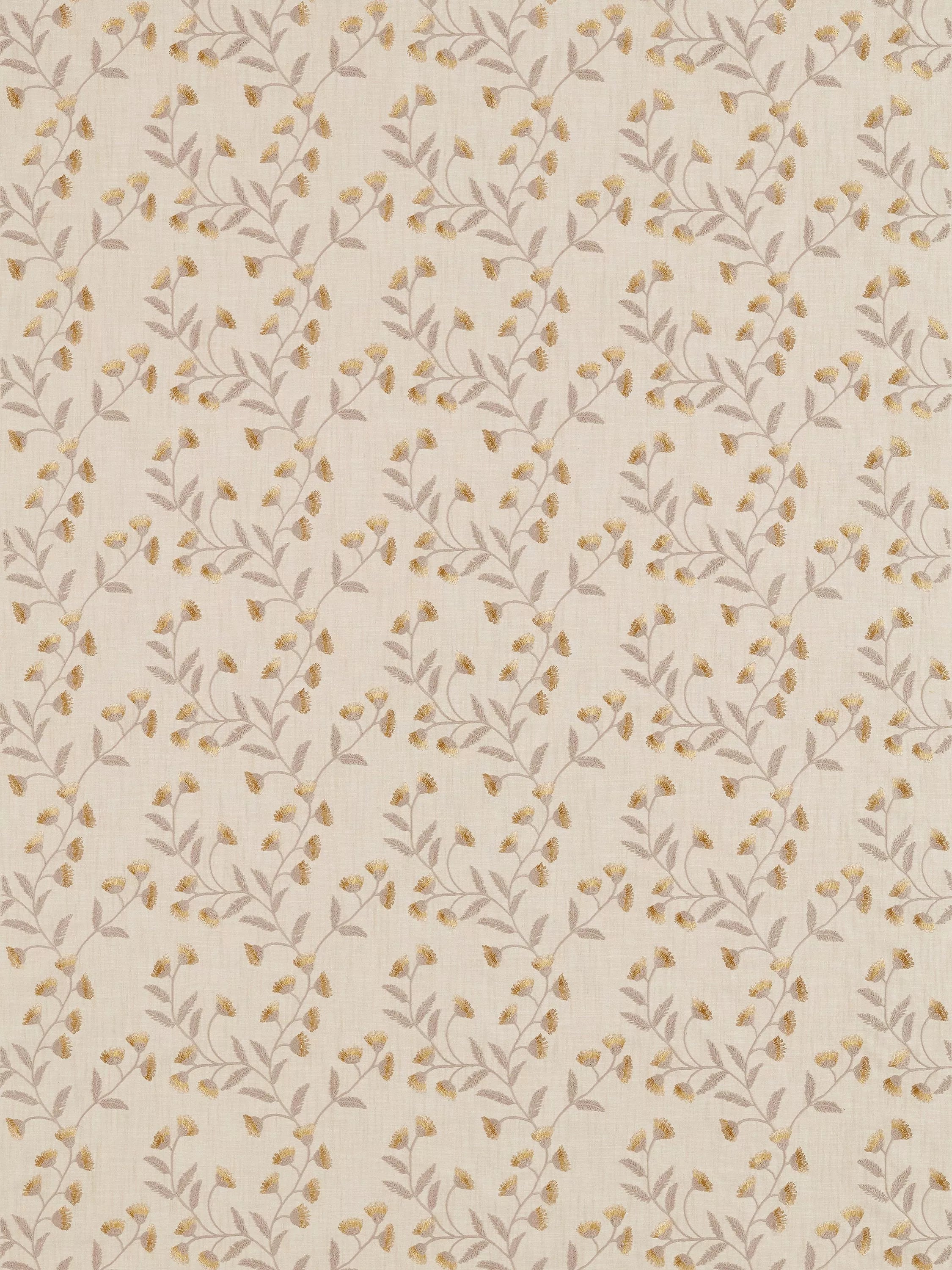 Sanderson Everly furnishing fabric floral embroidered - British product