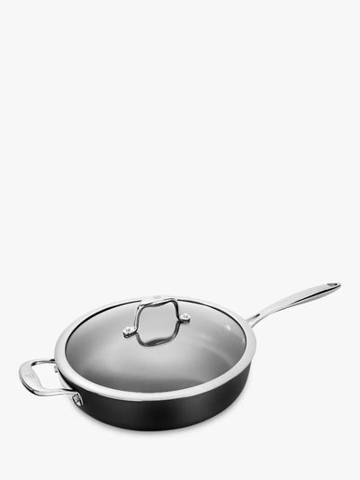 Aluminium Titanium Non-Stick Simmer Pan with Lid, 28cm