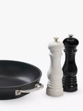 Le Creuset salt and pepper mill set white black, imported from the UK