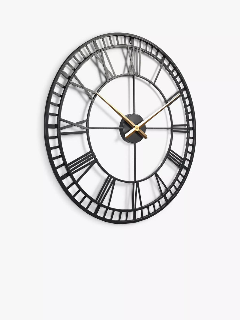 Lascelles skeleton wall clock 80cm - British product