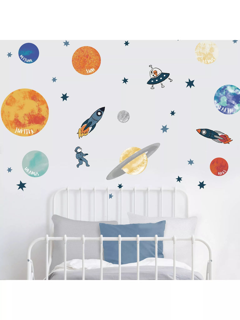 John Lewis Outer Space Wall Stickers, Multi