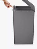 EKO Morandi Rectangular Touch Bin, 40L, Grey