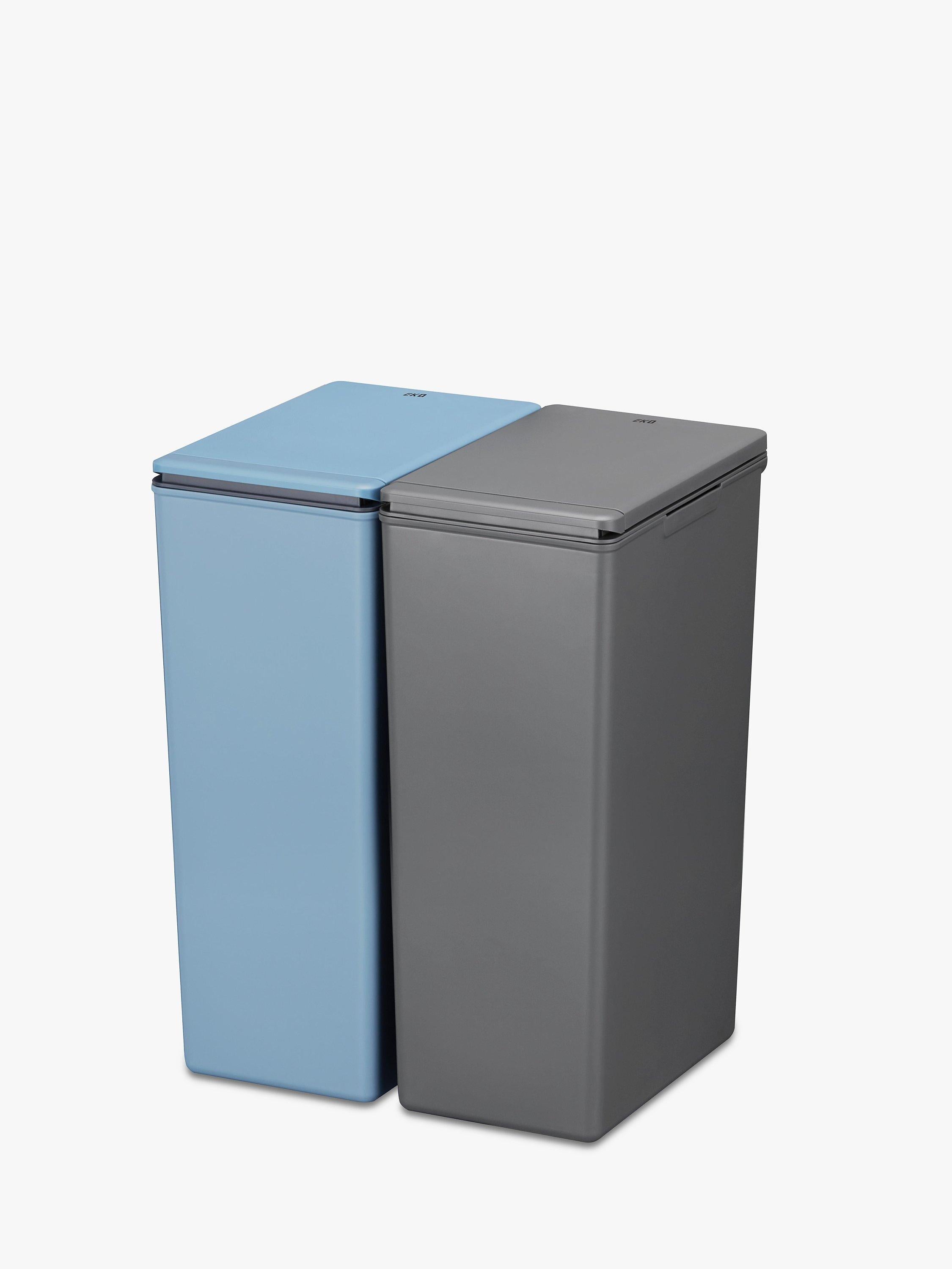 Poubelle rectangulaire tactile EKO 30L - Produit britannique