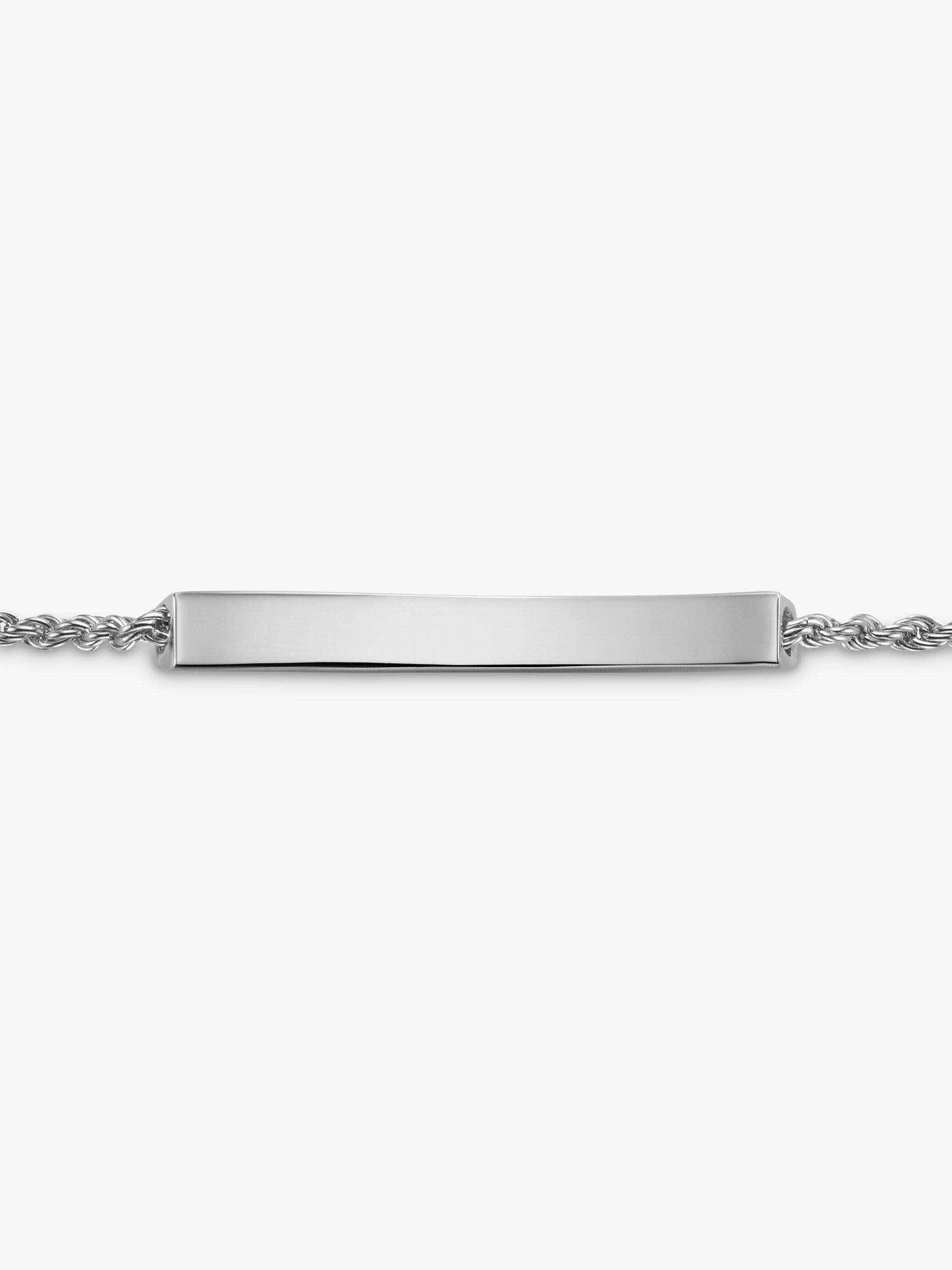 Monica Vinader Linear Rope Chain bracelet 22.8cm (British brand)