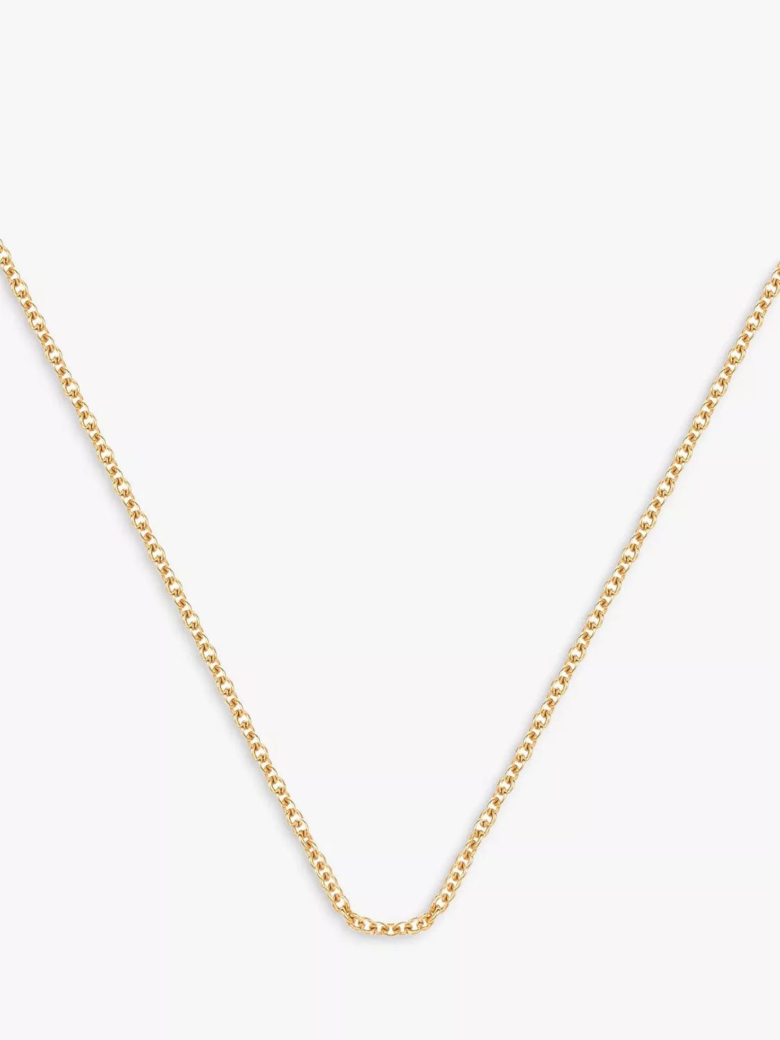 Monica Vinader Long Fine Chain Necklace 61cm, UK version