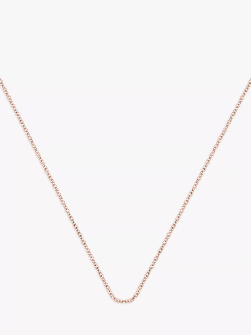 Monica Vinader Short Fine Chain Necklace