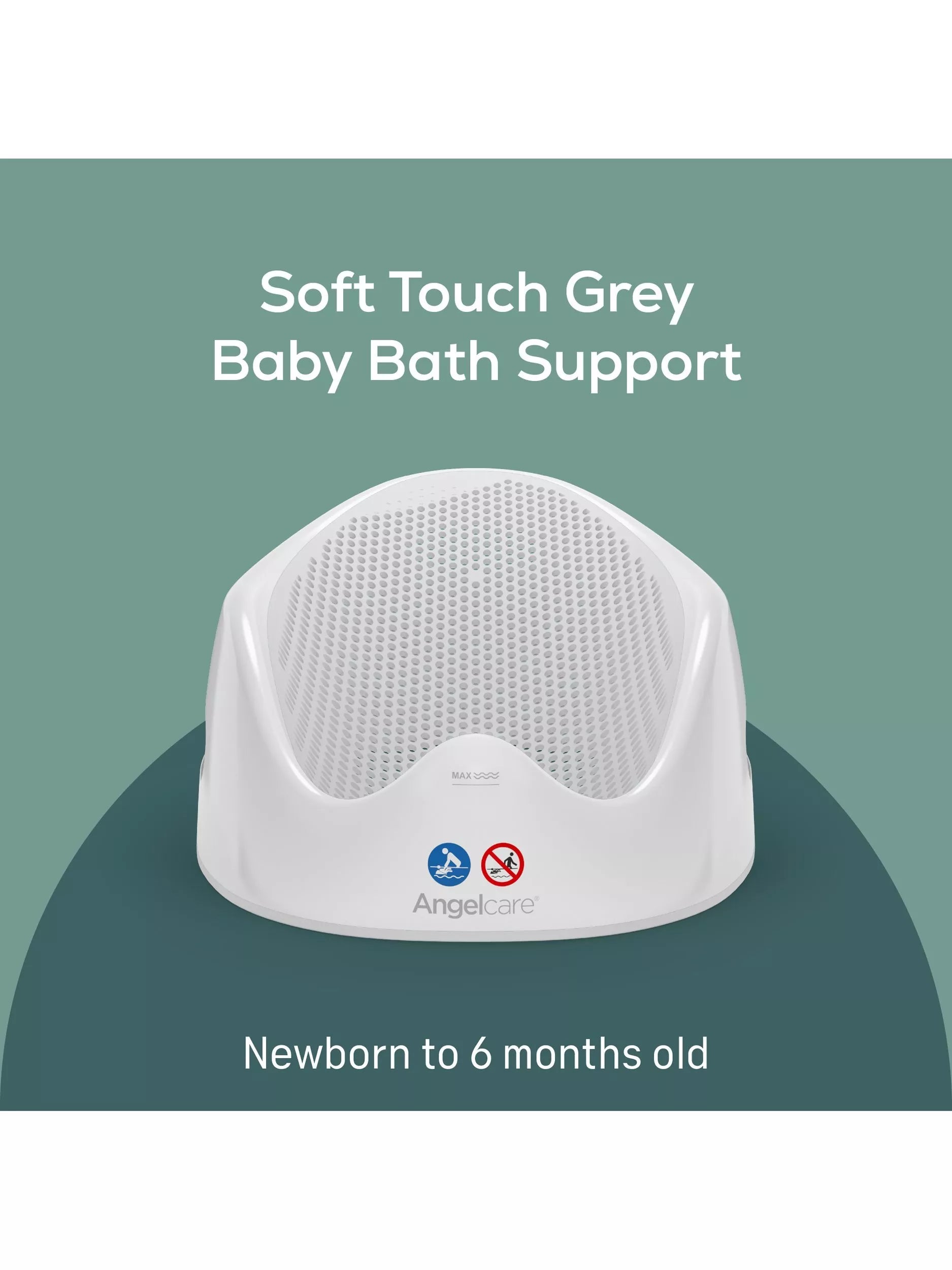 Angelcare Soft Touch Bath Support White/Grey - British product