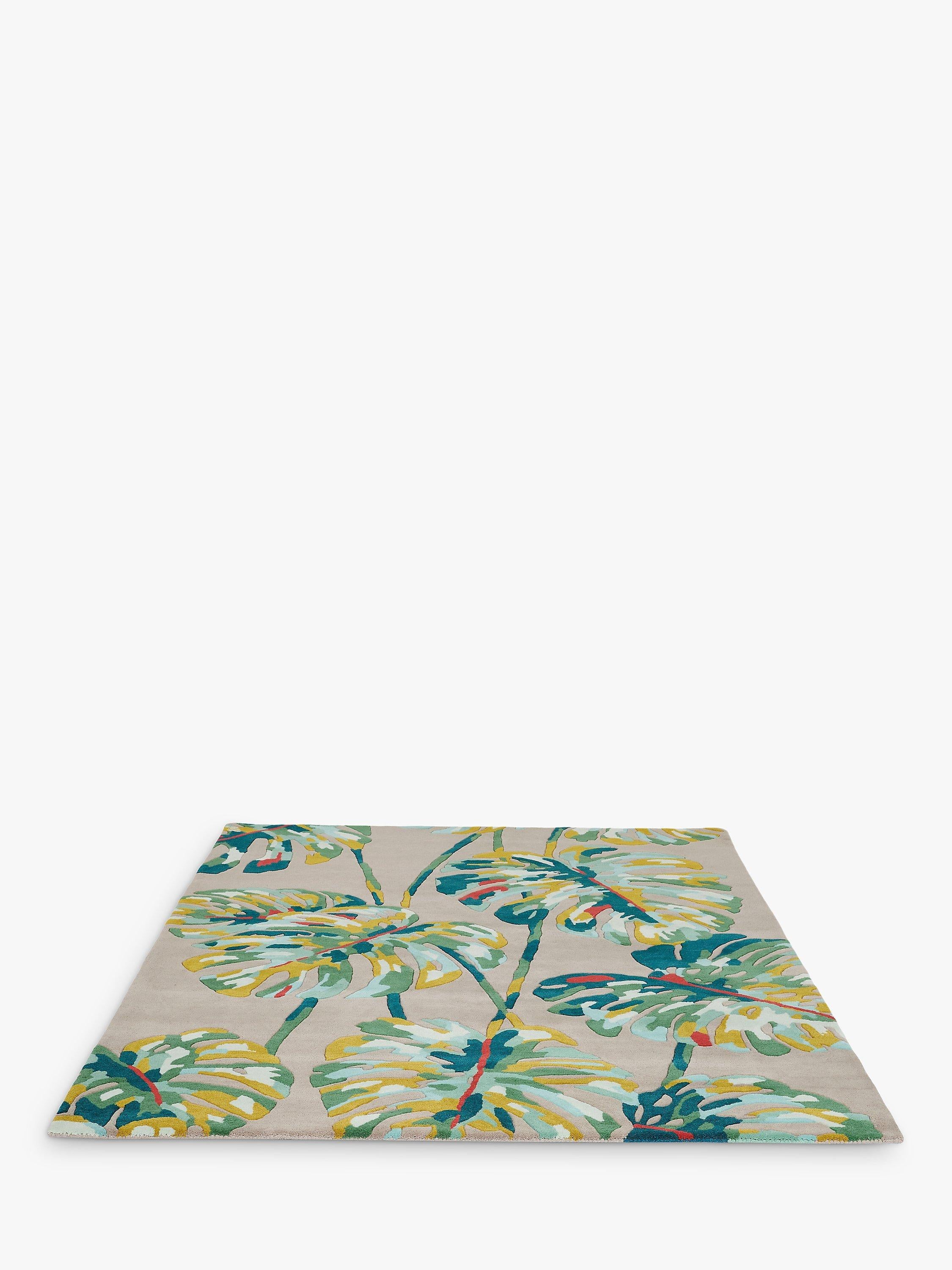 Harlequin Kelapa hand-tufted wool rug floral leaf design, UK version