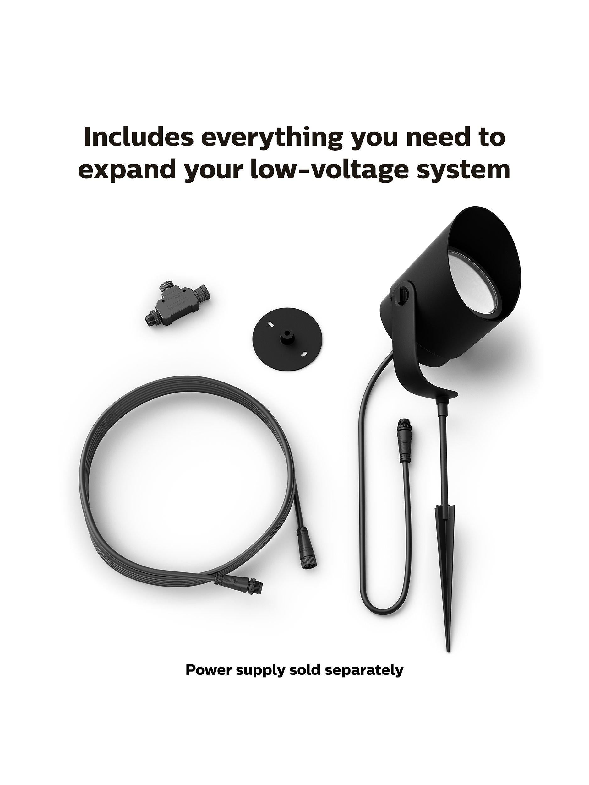 Philips Hue Lily XL smart outdoor spotlight extension 19cm - British brand