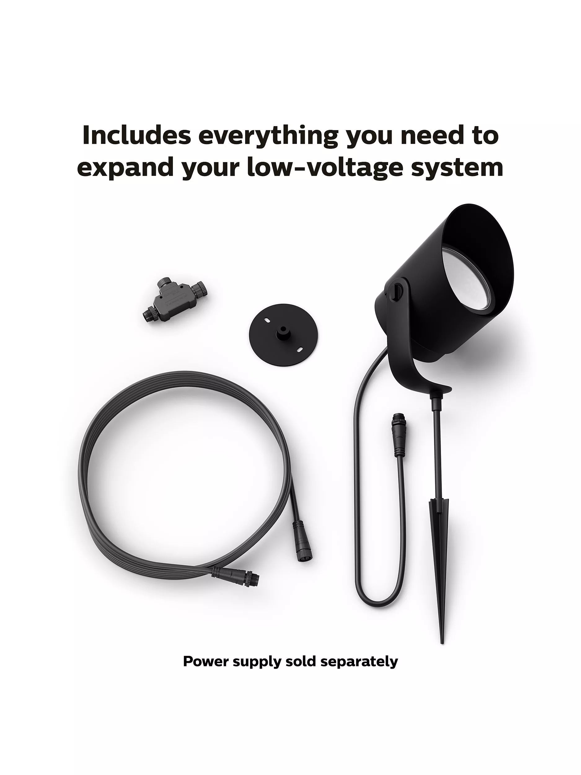 Philips Hue Lily XL smart outdoor spotlight extension 19cm - British brand