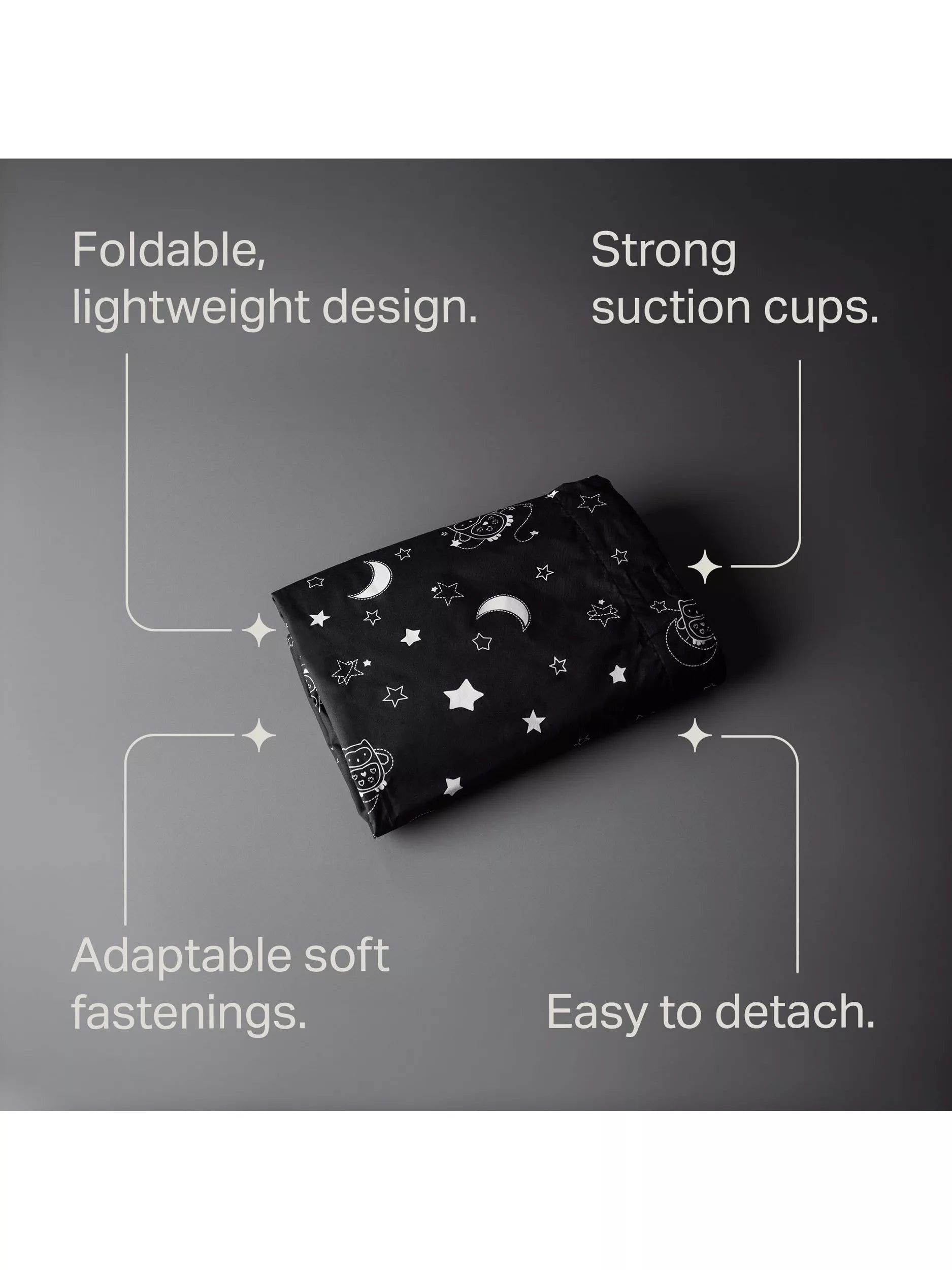 Tommee Tippee Ollie the Owl Gro Anywhere blackout blind (British brand)