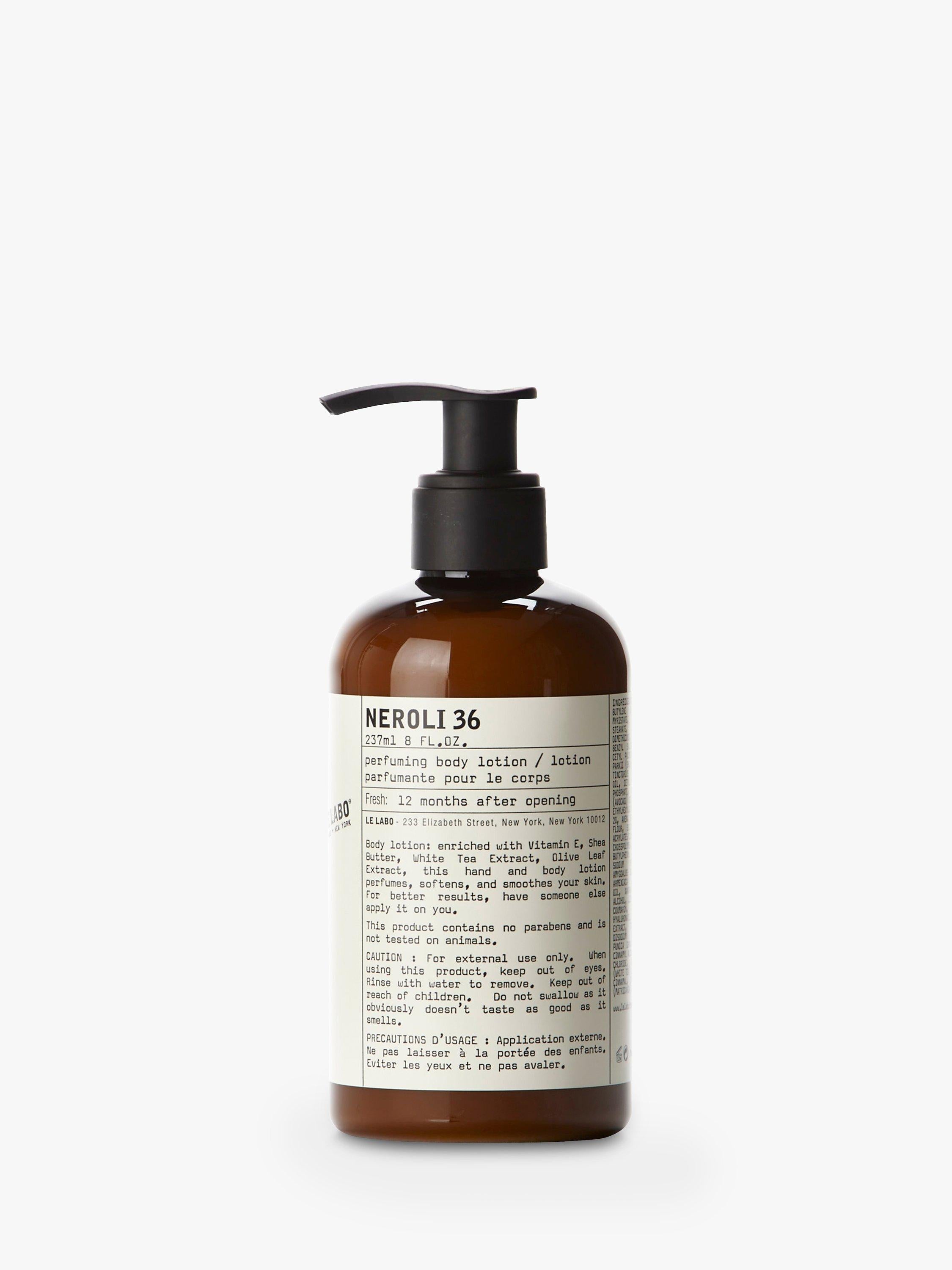 Le Labo Neroli 36 perfuming body lotion 237ml, UK version