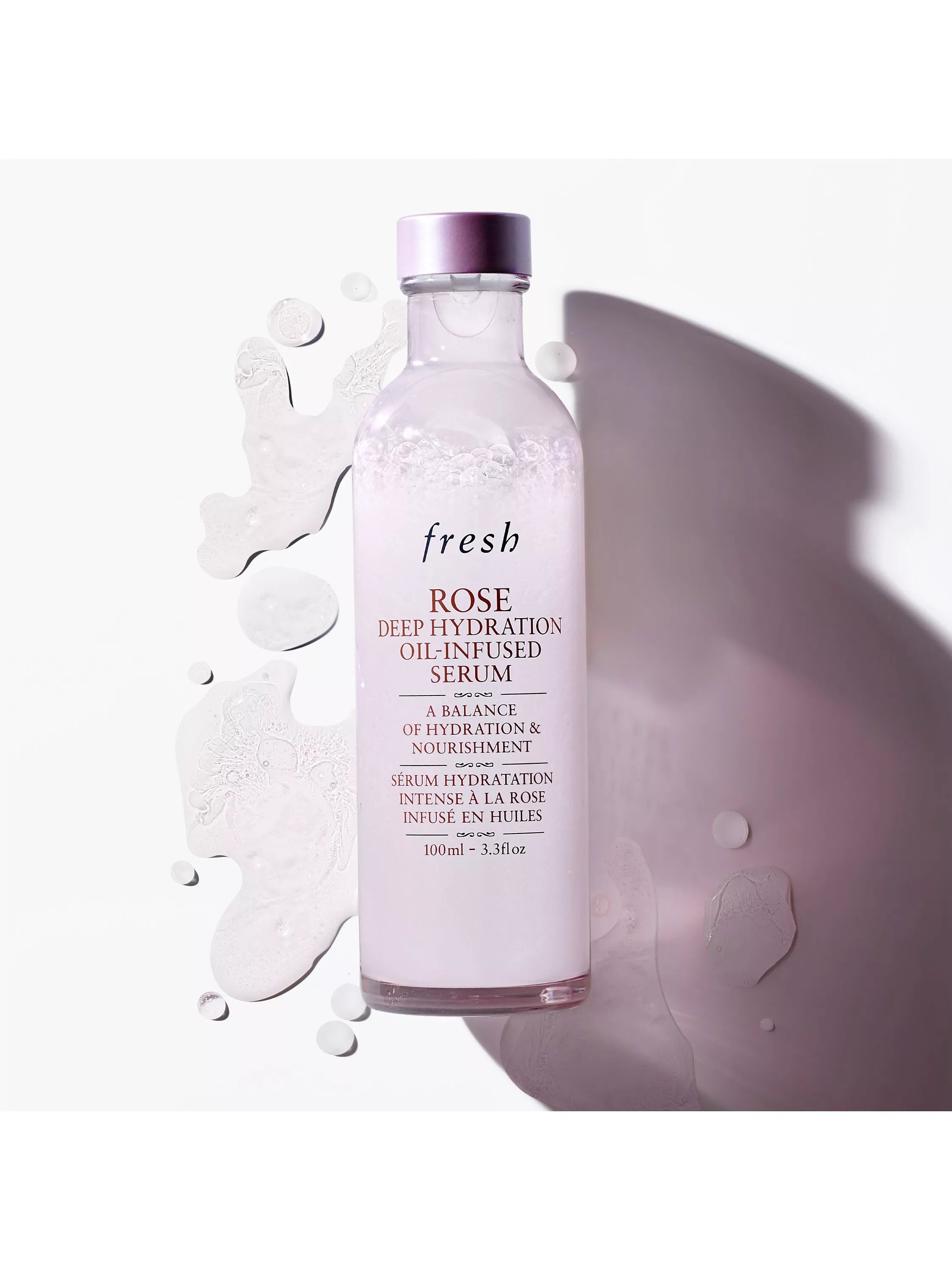 Fresh Rose Deep Hydration oil-infused serum 100ml - British product
