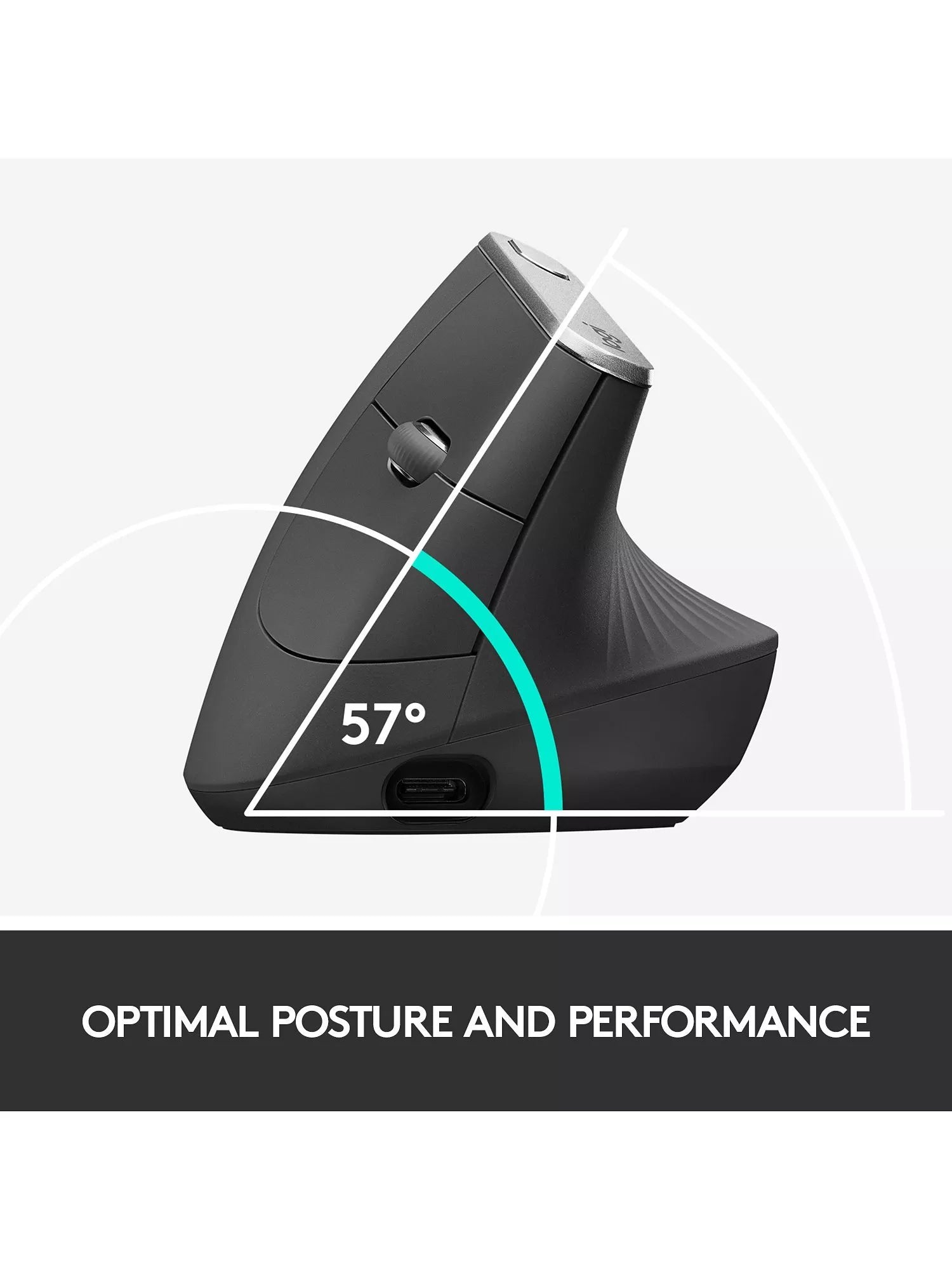 Logitech MX Vertical ergonomic mouse, imported from the UK