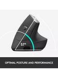 Logitech MX Vertical ergonomic mouse, imported from the UK