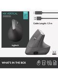 Logitech MX Vertical ergonomic mouse, imported from the UK