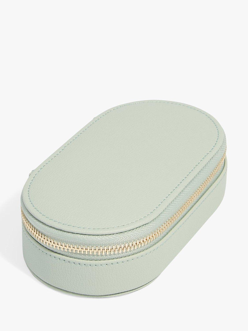 Stackers Oval Travel Jewellery Case with 5 compartments, UK version