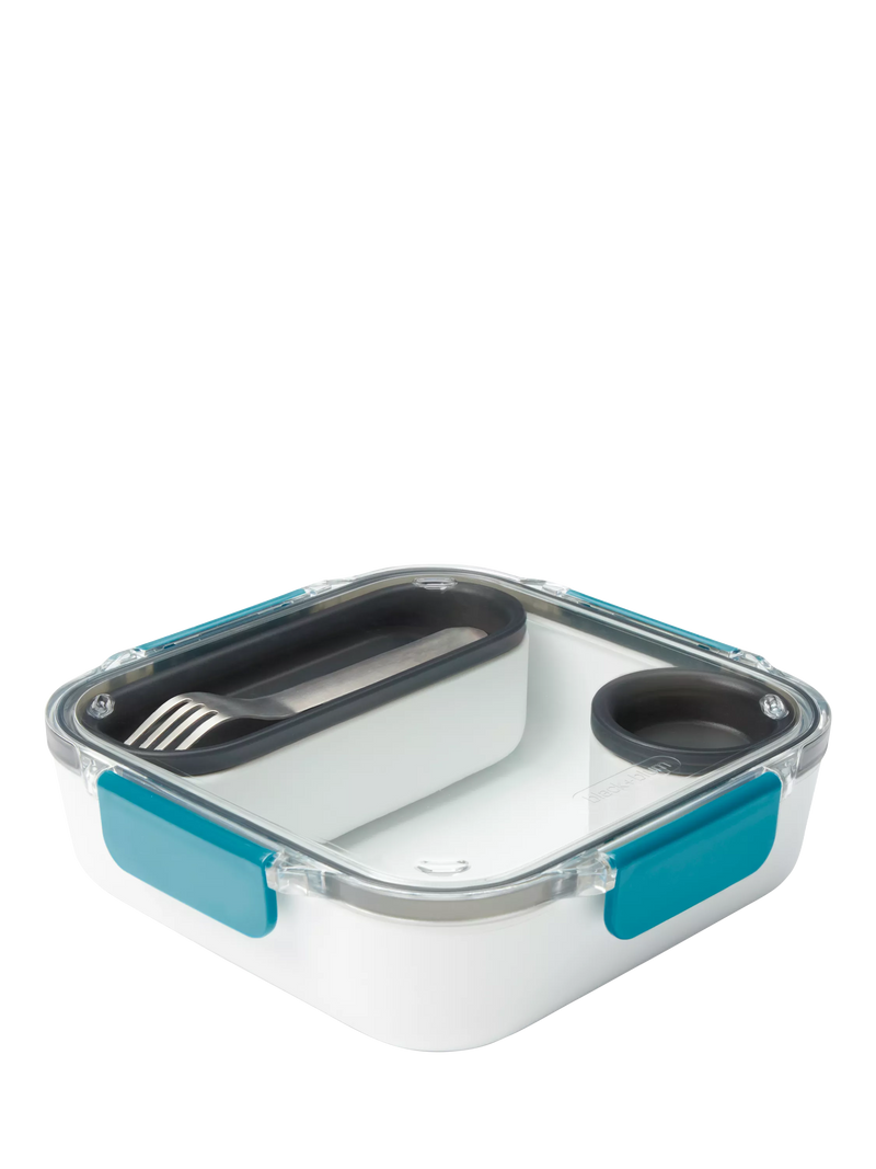 black+blum Leak-Proof Square Plastic Lunch Box, 1L