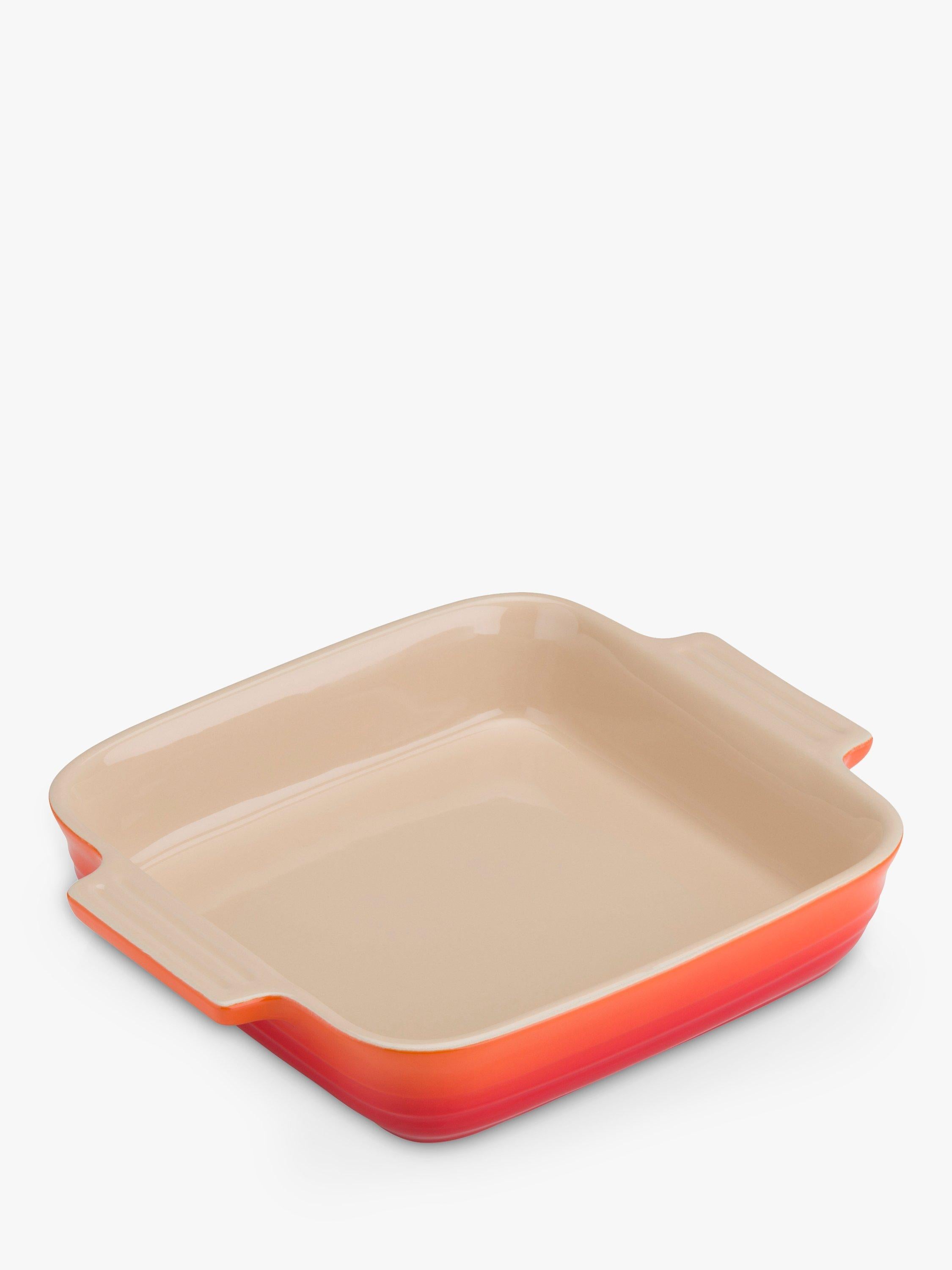 Le Creuset stoneware square oven dish set of 2, imported from the UK
