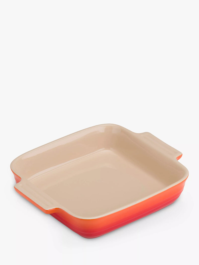 Le Creuset stoneware square oven dish set of 2, imported from the UK