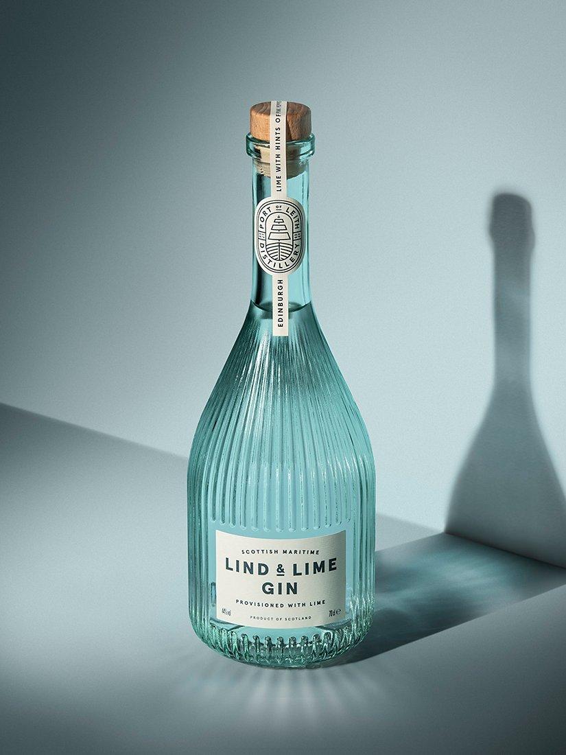 The Port of Leith Distillery Lind & Lime gin 70cl, UK version