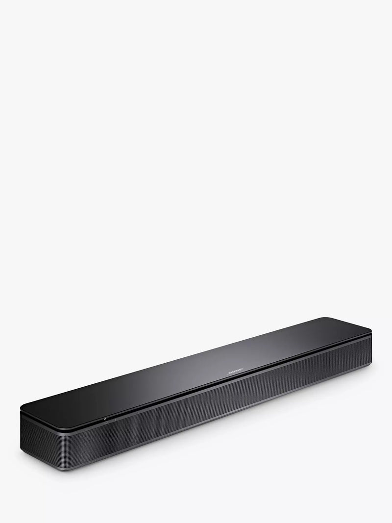 Bose Bluetooth TV soundbar with dialogue mode and bass control - British product
