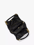 Michael Kors Lillie large leather shoulder bag black (British brand)