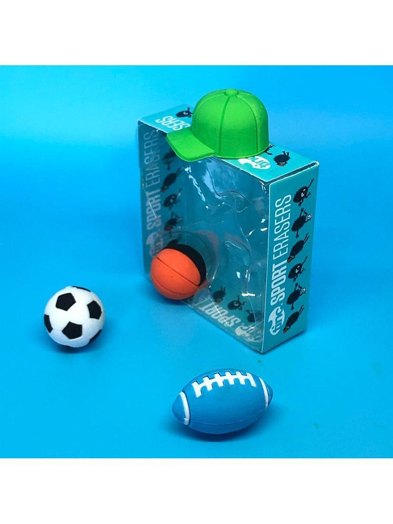 Tinc Scented Sport Erasers, Set of 4
