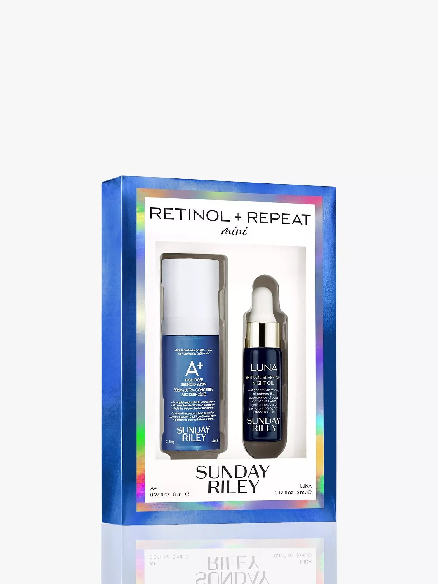 Sunday Riley retinol gift set A+ Serum Luna Oil, UK version