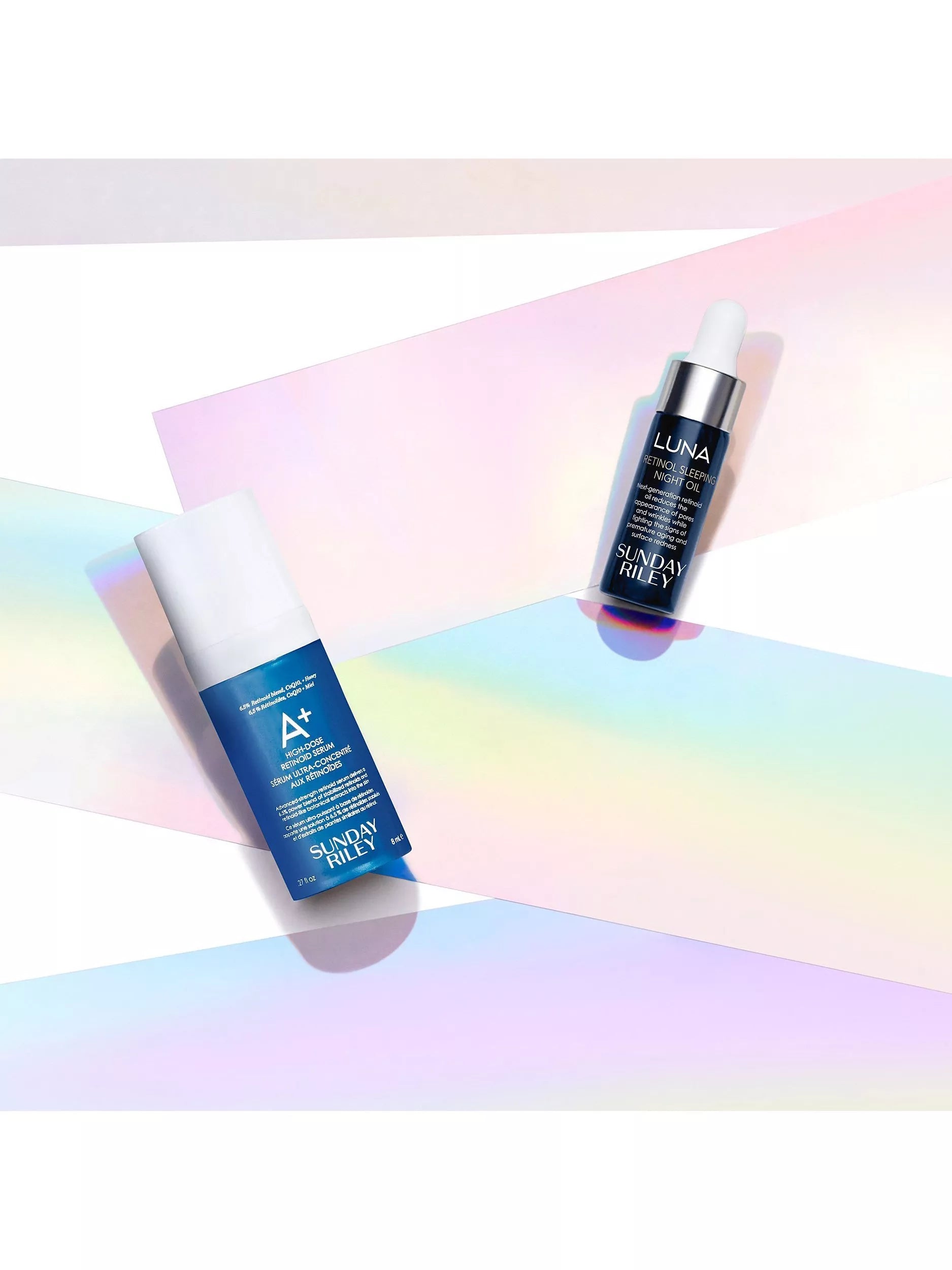 Sunday Riley retinol gift set A+ Serum Luna Oil, UK version