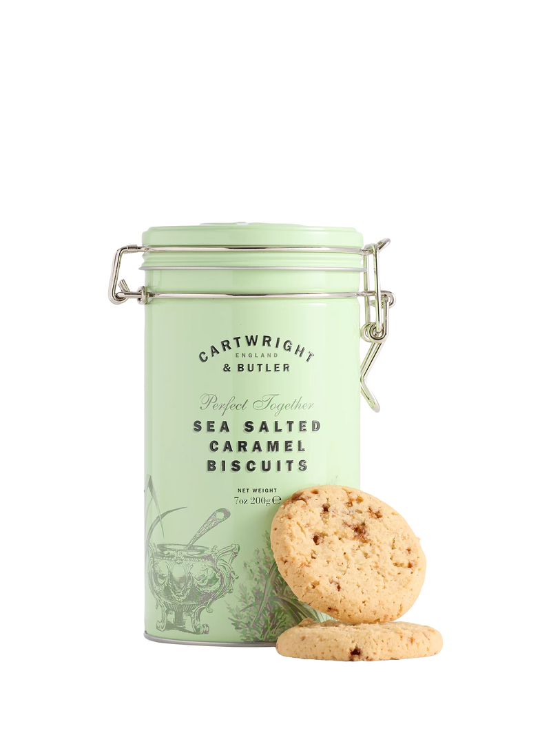 Cartwright & Butler salted caramel shortbread biscuits 200g - British product