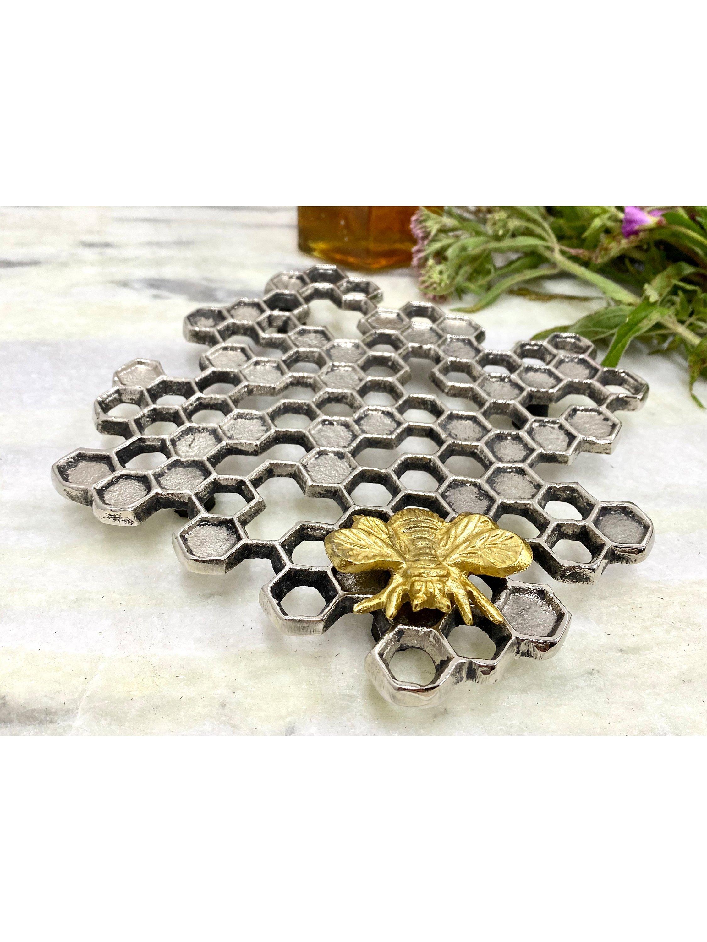 Culinary Concepts Buzzy Bee Honeycomb Trivet