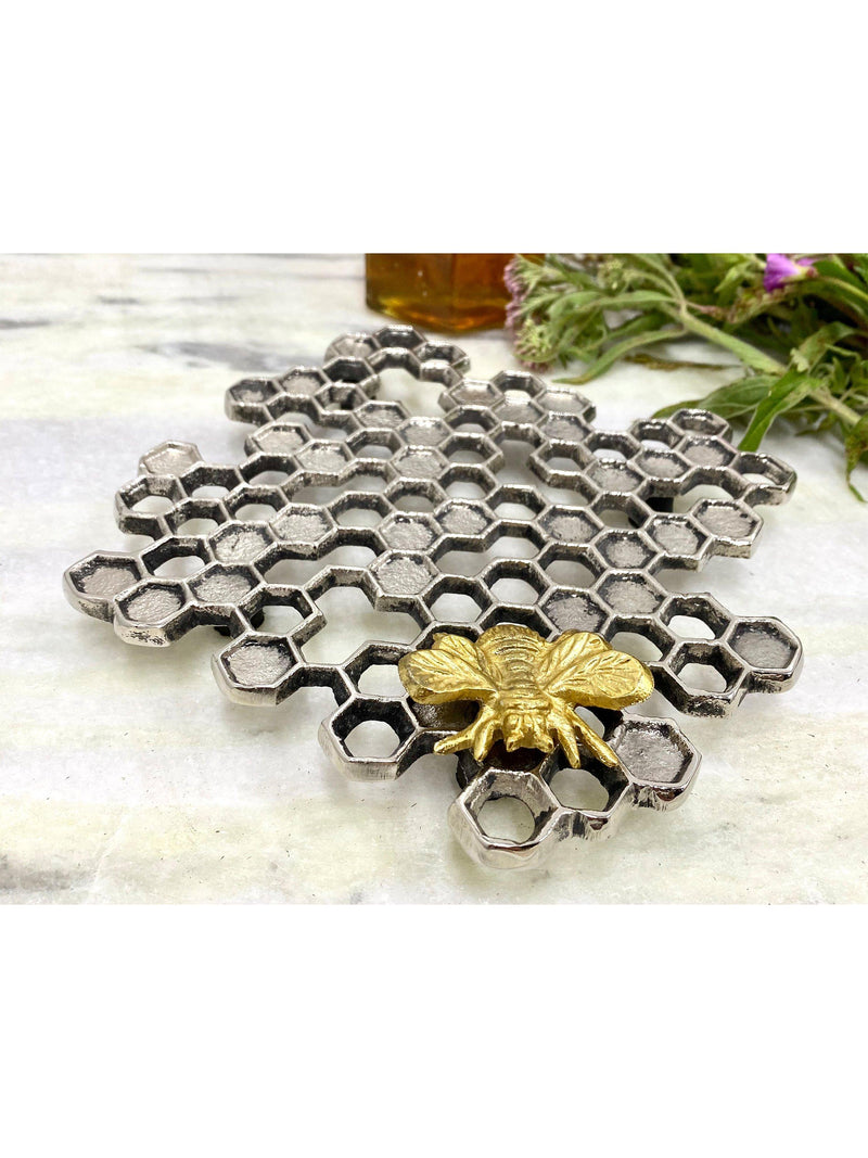 Culinary Concepts Buzzy Bee Honeycomb Trivet