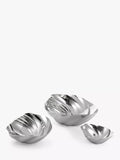 Robert Welch cascade dish in mirror-polished stainless steel, imported from the UK
