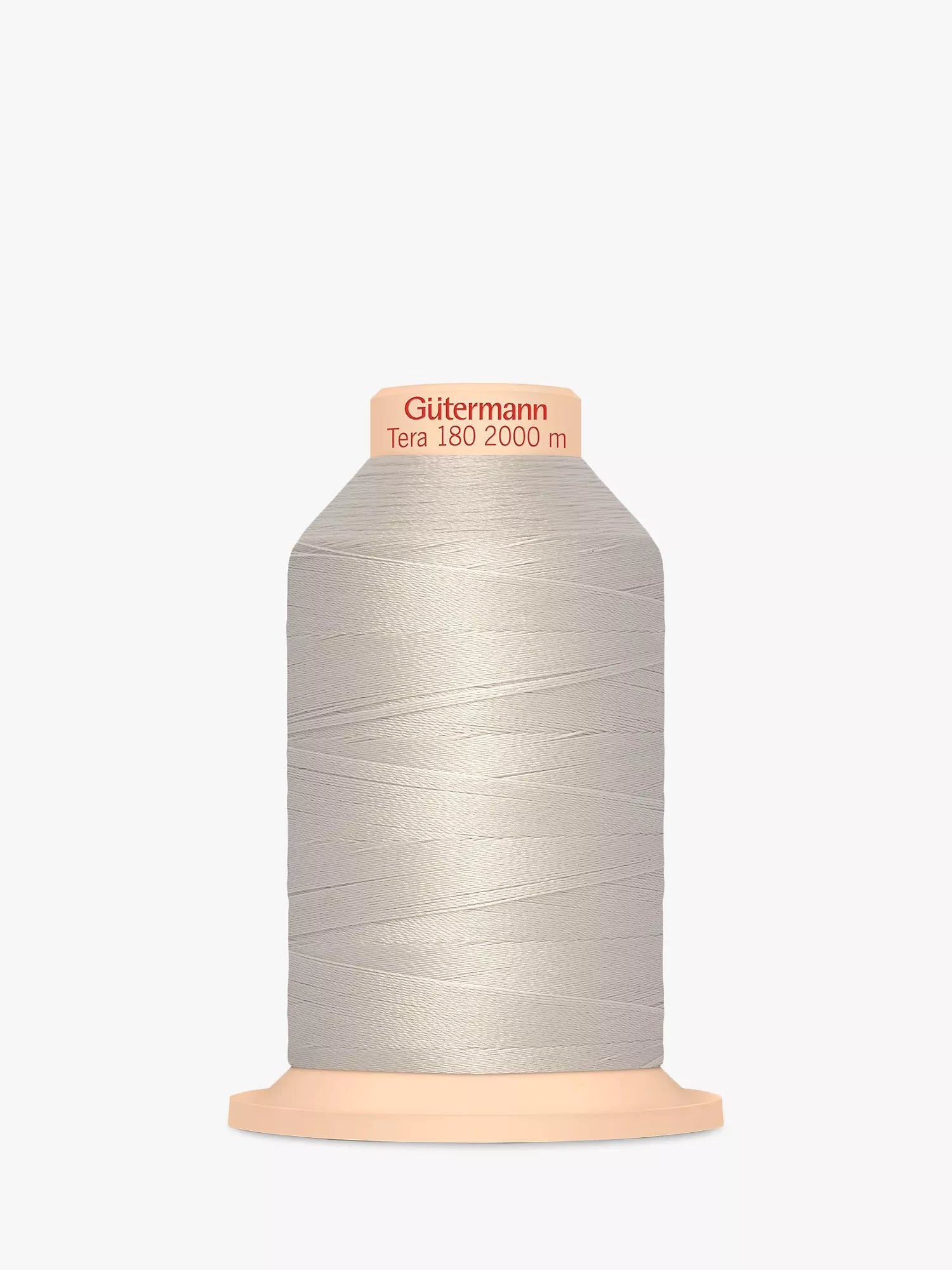 Gütermann creativ Tera 180 Sewing Thread, 2000m, Light Grey