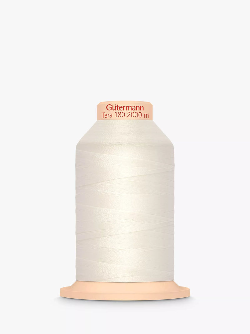 Gütermann creativ Tera 180 Sewing Thread, 2000m, White 111