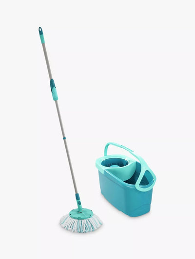 John Lewis Leifheit Clean Twist skivemopp og bøttesett med mikrofiberhode