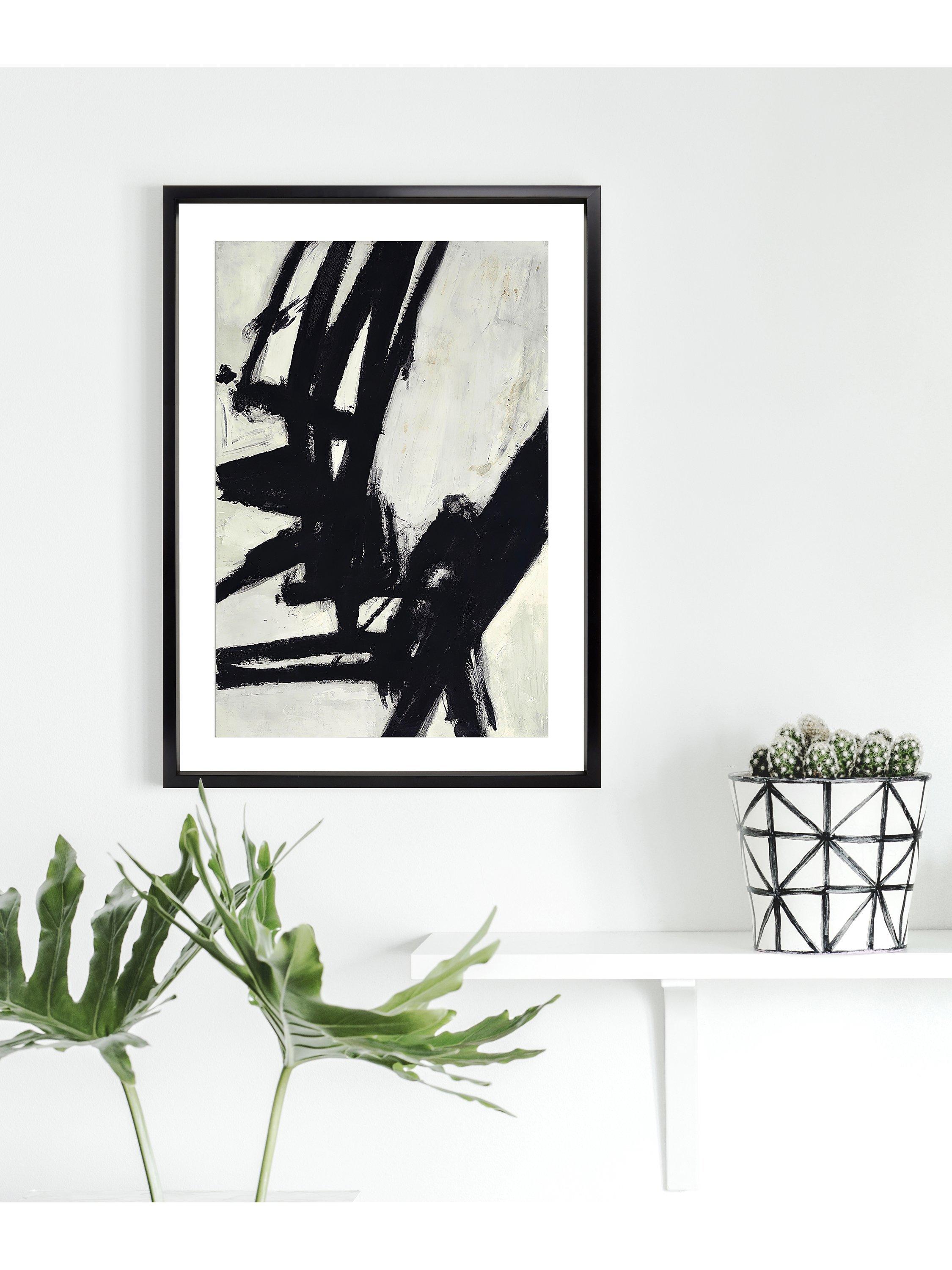 Brookpace Lascelles Nero 2 framed print 76x56cm (British brand)